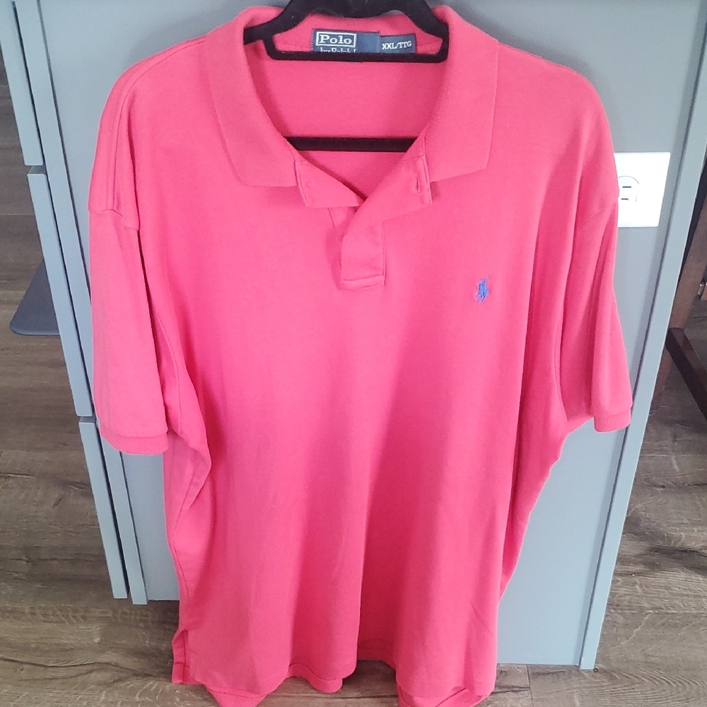 Polo by Ralph Lauren Light Red Classic Polo Shirt Mens XXL